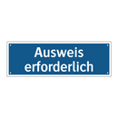 Ausweis erforderlich