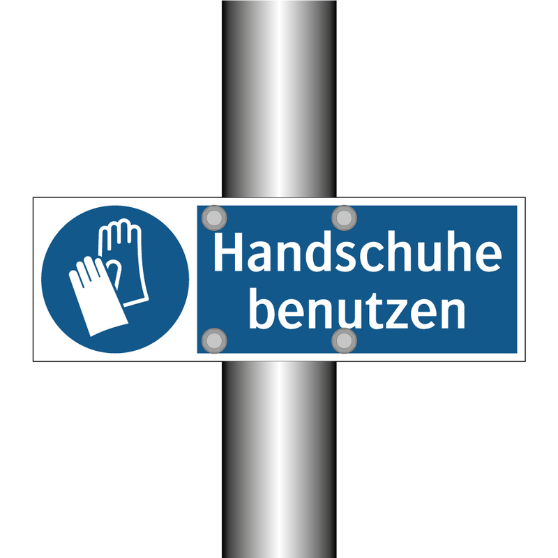 Kauf Handschuhe benutzen schild | SignOnline