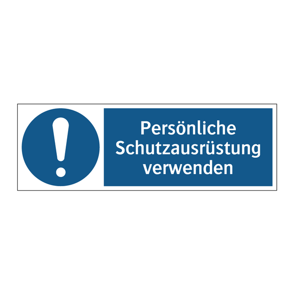 Persönliche Schutzausrüstung verwenden