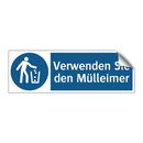Verwenden Sie den Mülleimer