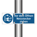Vor dem Öffnen Netzstecker ziehen