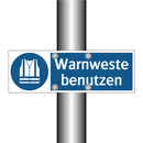 Warnweste benutzen