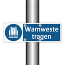 Warnweste tragen
