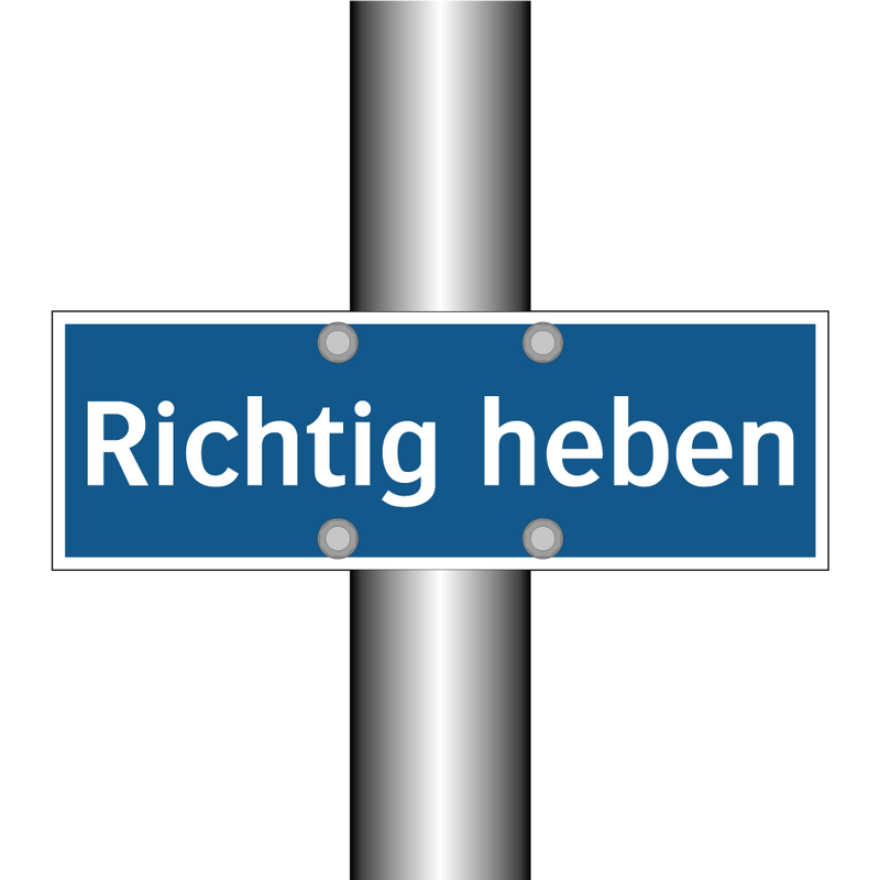 Richtig heben