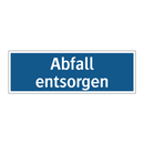 Abfall entsorgen
