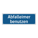 Abfalleimer benutzen