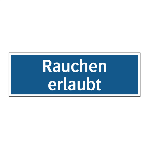 Rauchen erlaubt