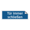 Tür immer schließen