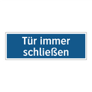 Tür immer schließen