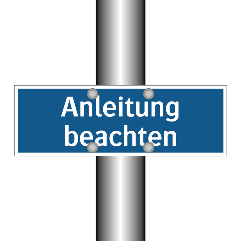 Anleitung beachten