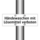 Händewaschen mit Lösemittel verboten