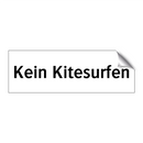 Kein Kitesurfen
