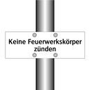 Keine Feuerwerkskörper zünden