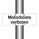 Motorboote verboten