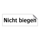 Nicht biegen