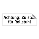 Achtung: Zu steil für Rollstuhl