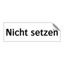 Nicht setzen