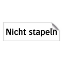Nicht stapeln