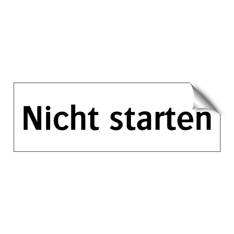 Nicht starten