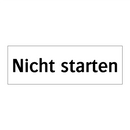 Nicht starten