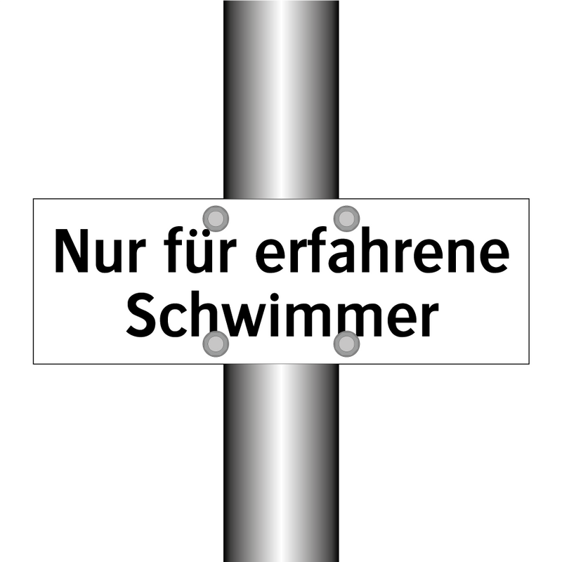 Nur für erfahrene Schwimmer
