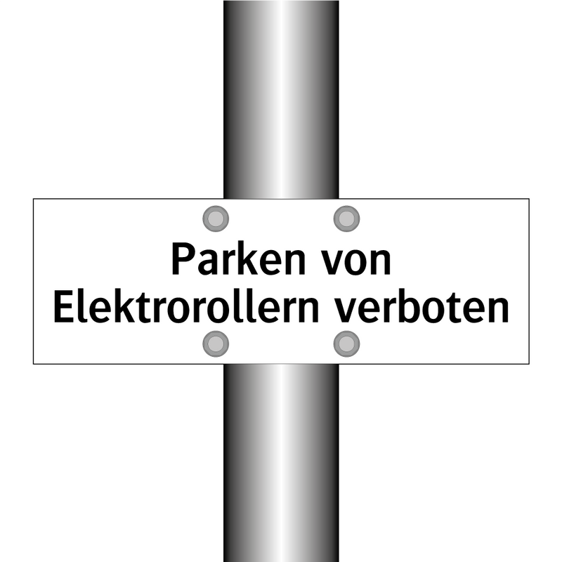 Parken von Elektrorollern verboten