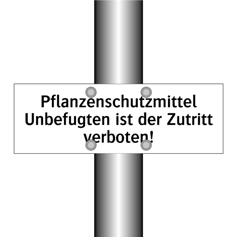Pflanzenschutzmittel Unbefugten ist der Zutritt verboten!