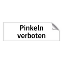 Pinkeln verboten