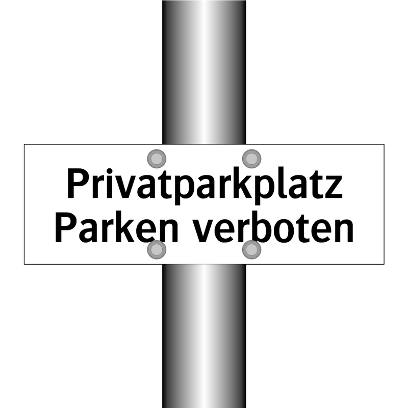 Privatparkplatz Parken verboten
