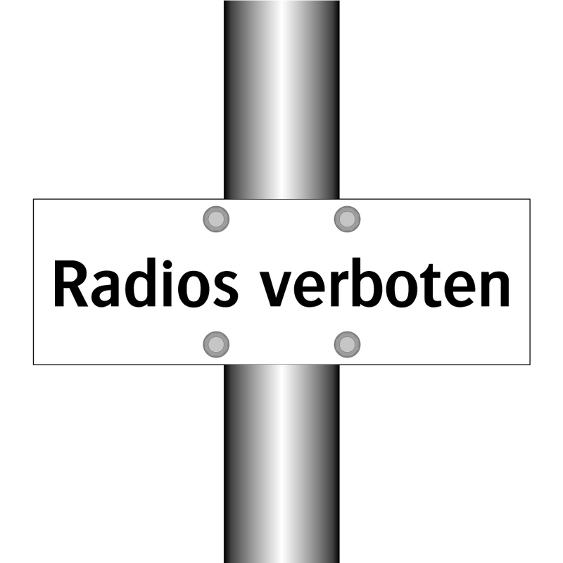 Radios verboten