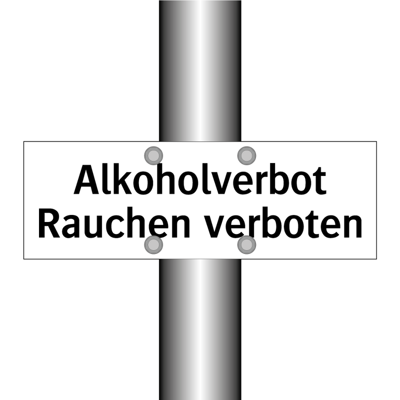 Alkoholverbot Rauchen verboten