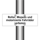 Roller, Mopeds und motorisierte Fahrräder verboten