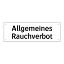 Allgemeines Rauchverbot