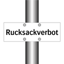 Rucksackverbot