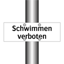 Schwimmen verboten