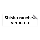 Shisha rauchen verboten