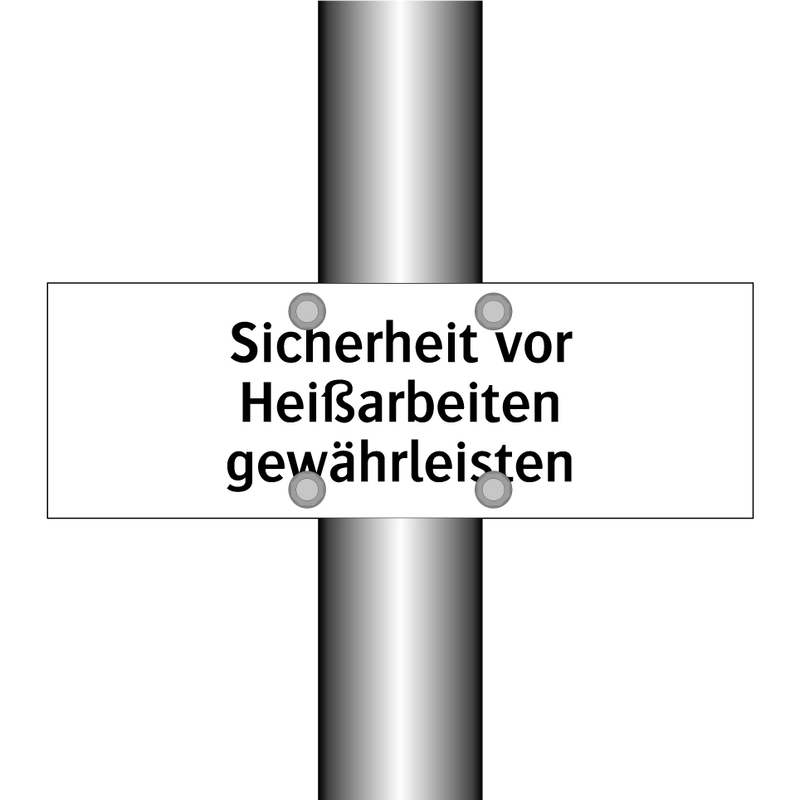 Sicherheit vor Heißarbeiten gewährleisten