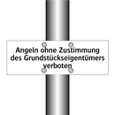 Angeln ohne Zustimmung des Grundstückseigentümers verboten