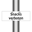 Snacks verboten