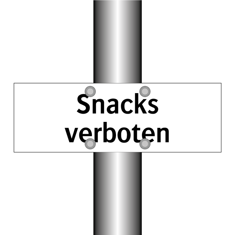 Snacks verboten
