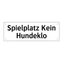 Spielplatz Kein Hundeklo