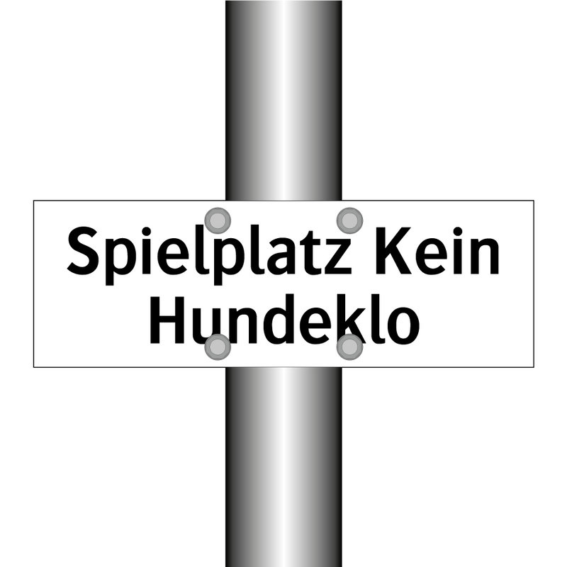 Spielplatz Kein Hundeklo