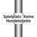 Spielplatz: Keine Hundetoilette
