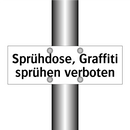Sprühdose, Graffiti sprühen verboten