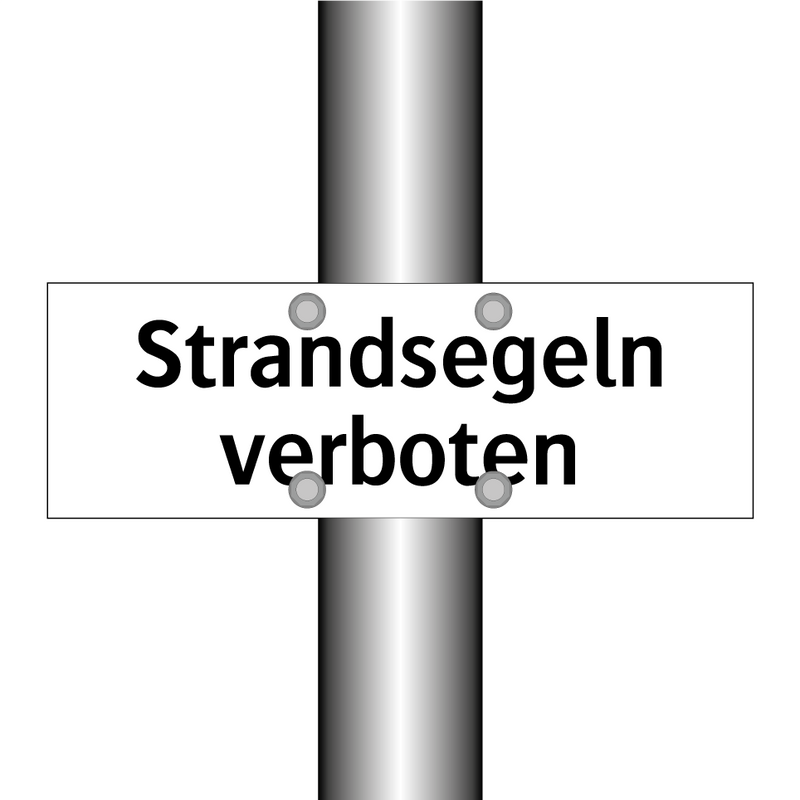 Strandsegeln verboten