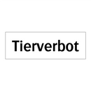 Tierverbot