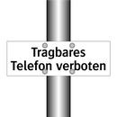 Tragbares Telefon verboten