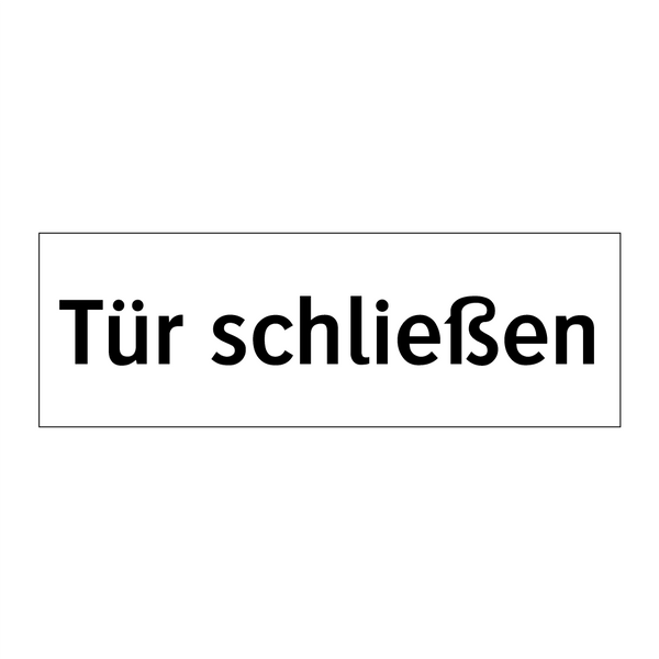 Tür schließen