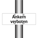 Ankern verboten