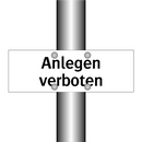 Anlegen verboten
